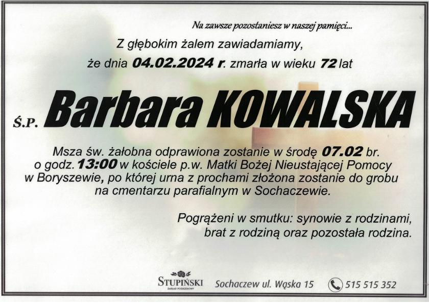 Barbara Kowalska