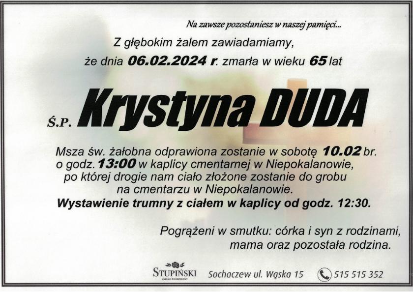 Krystyna Duda