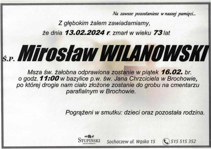 Mirosław Wilanowski