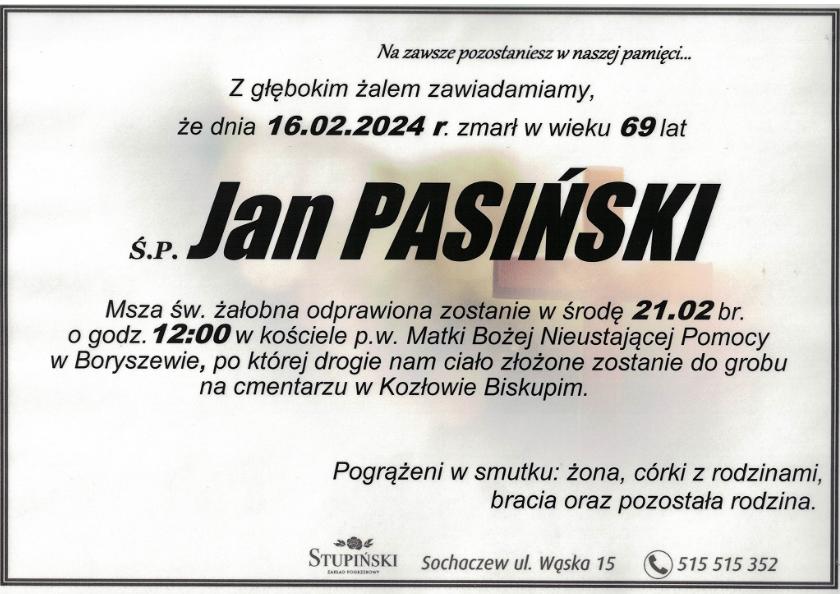 Jan Pasiński