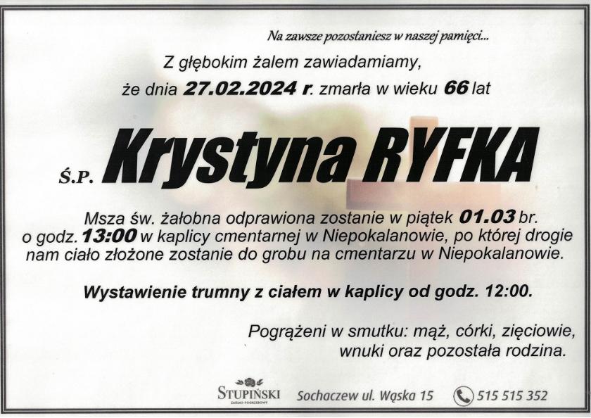 Krystyna Ryfka