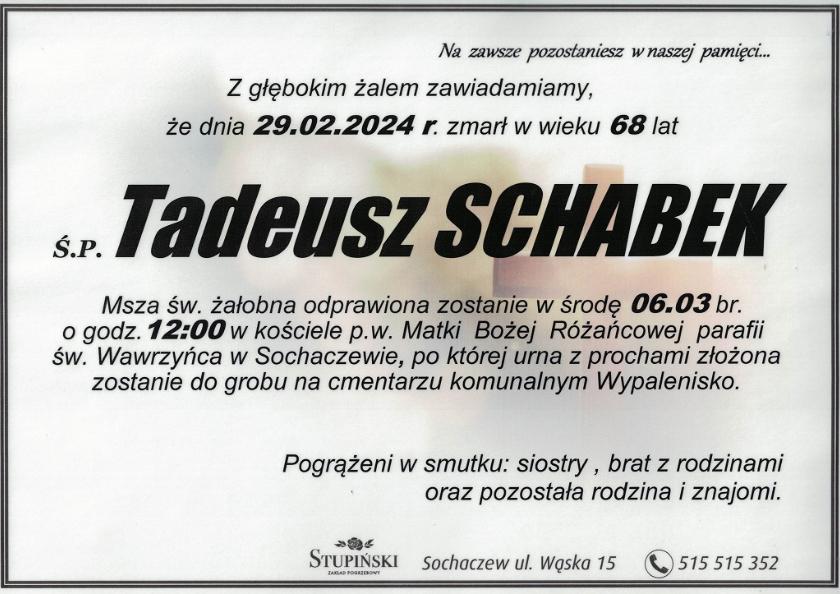 Tadeusz Schabek