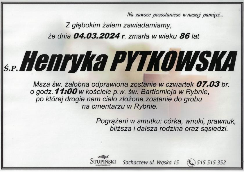 Henryka Pytkowska