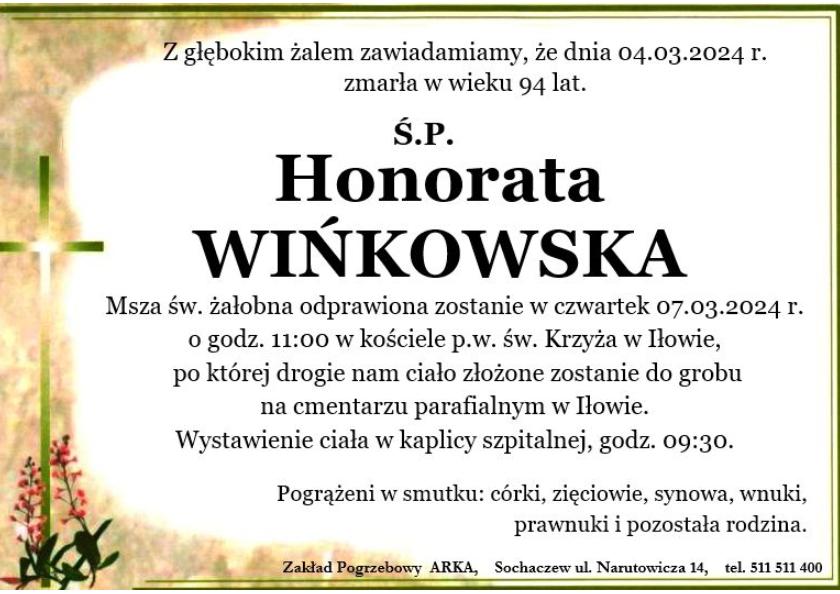 Honorata Wińkowska