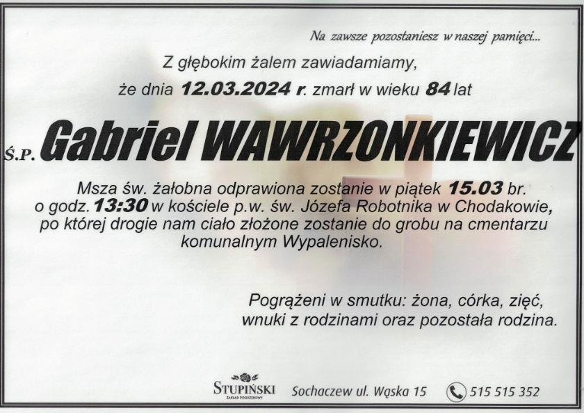 Gabriel Wawrzonkiewicz