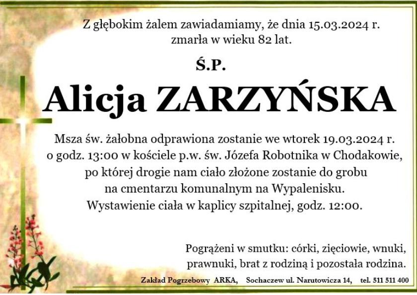 Alicja Zarzyńska