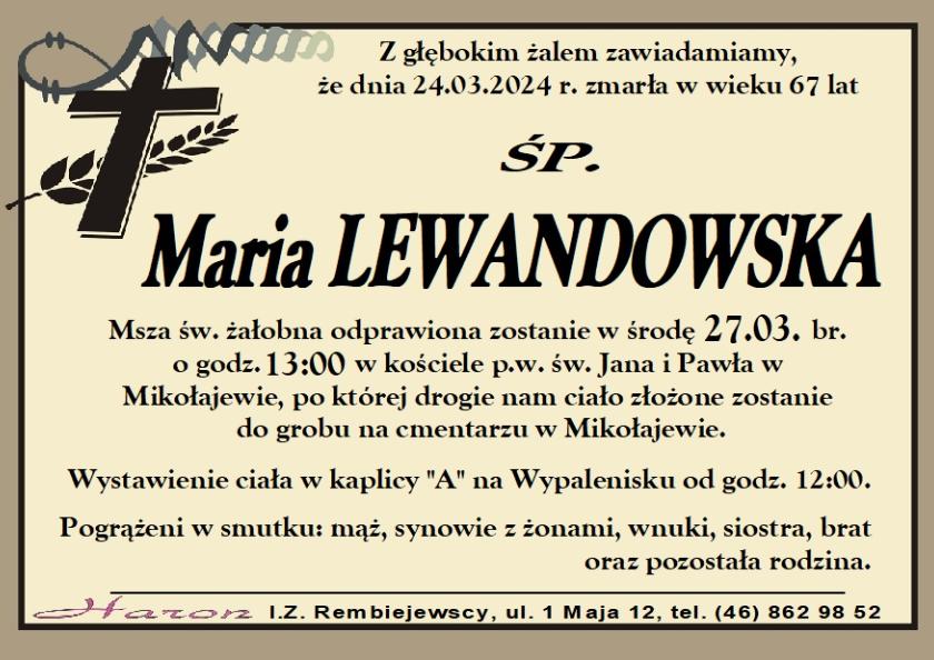 Maria Lewandowska