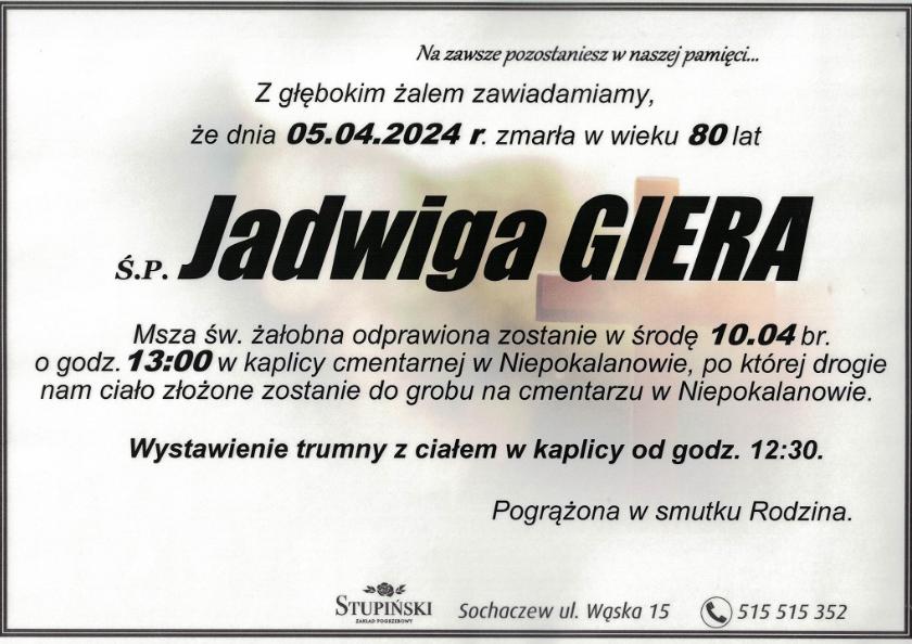 Jadwiga Giera