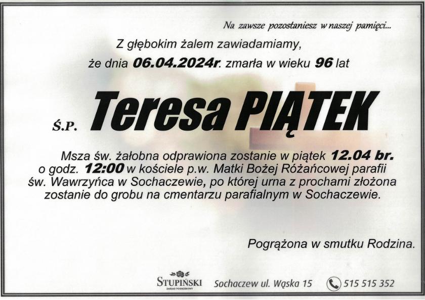 Teresa Piątek