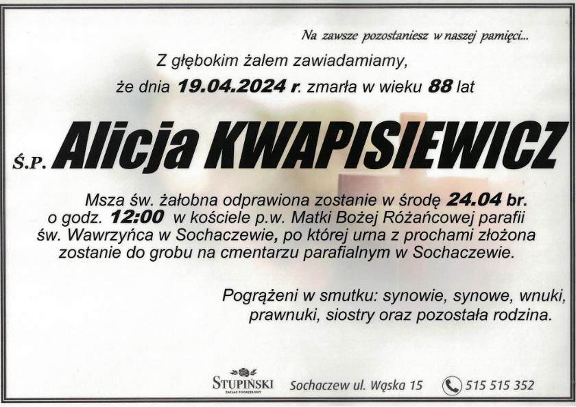 Alicja Kwapisiewicz