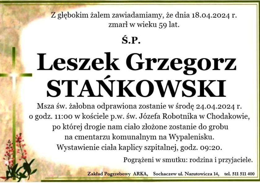 Leszek Grzegorz Stańkowski