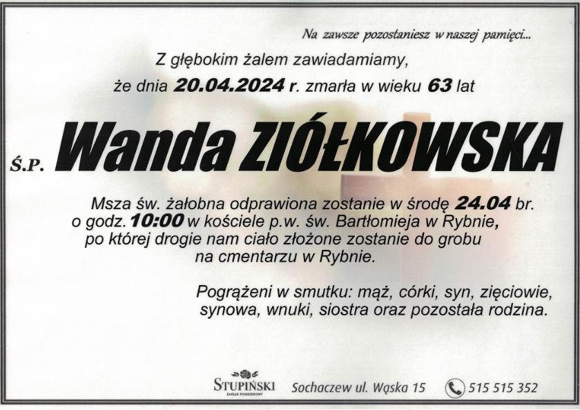 Wanda Ziółkowska