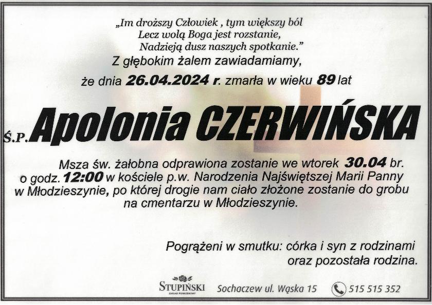 Apolonia Czerwińska