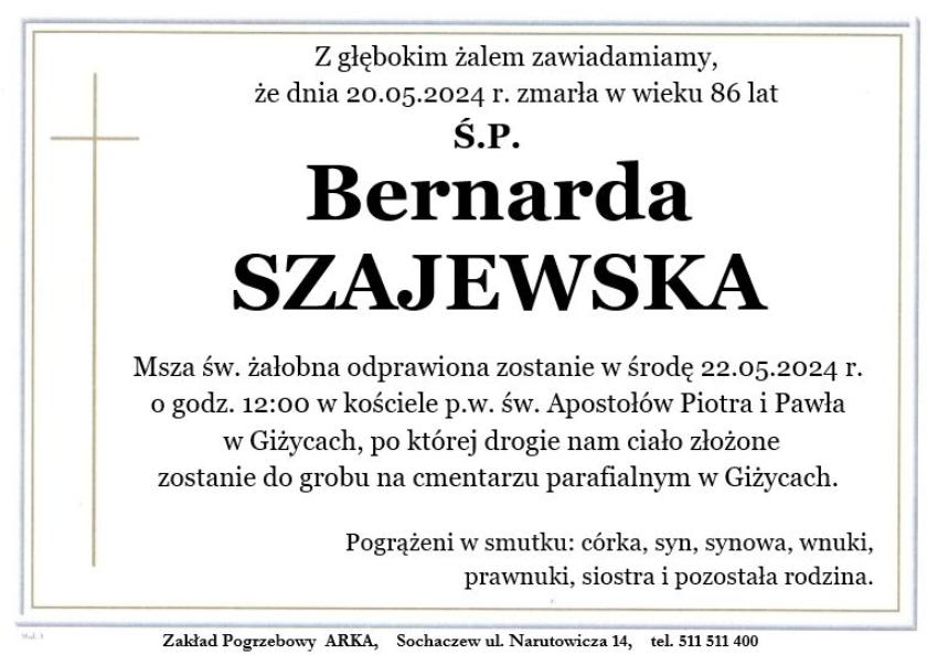 Bernarda Szajewska