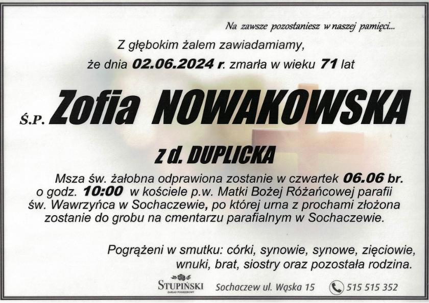 Zofia Teresa Nowakowska
