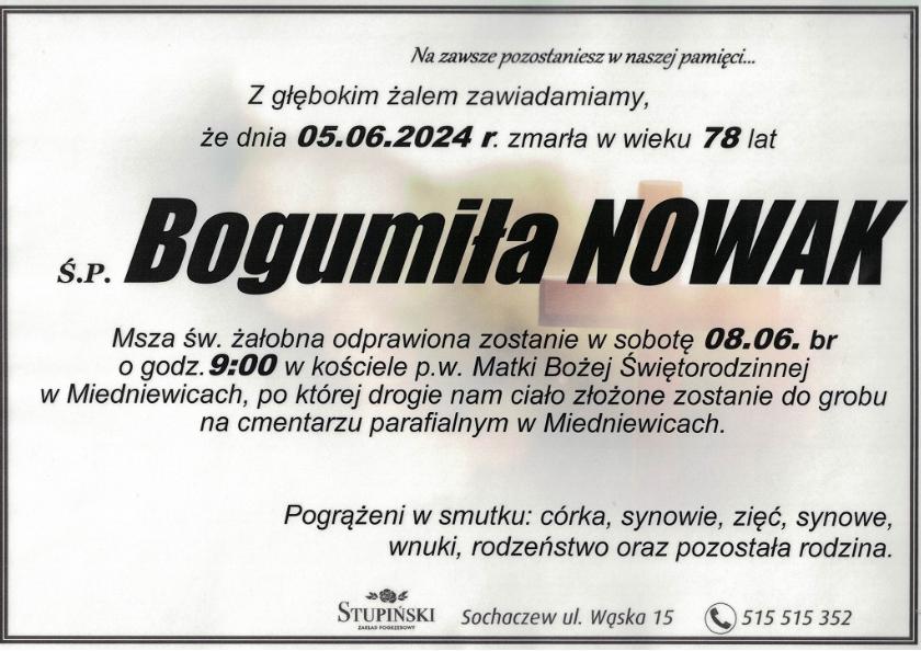 Bogumiła Nowak