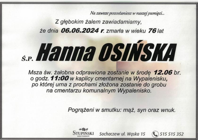 Hanna Osińska