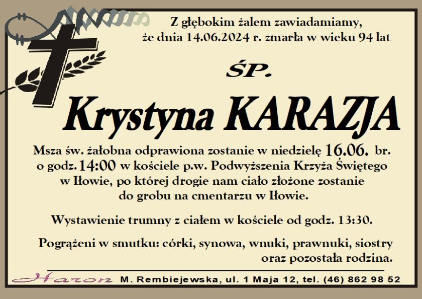 Krystyna Karazja
