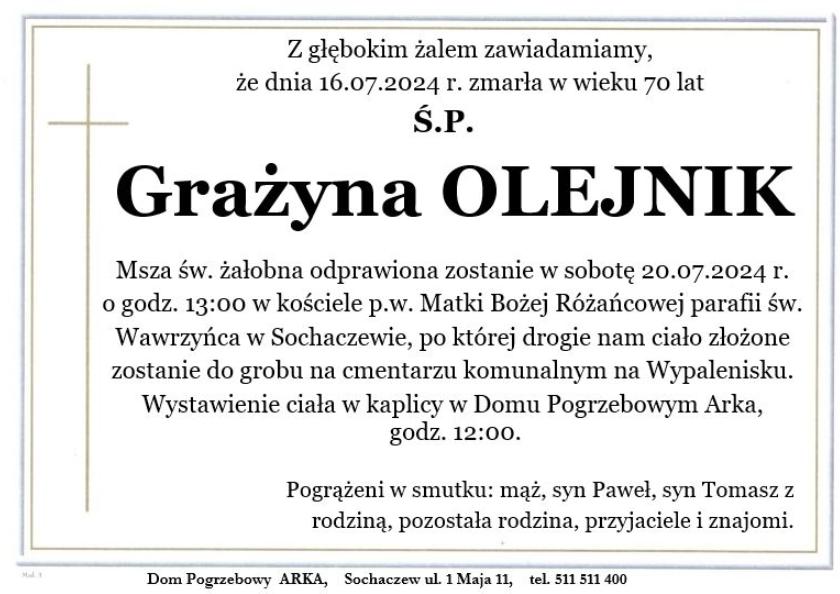 Grazyna Olejnik