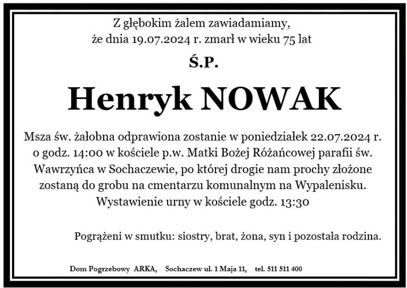 Henryk Nowak
