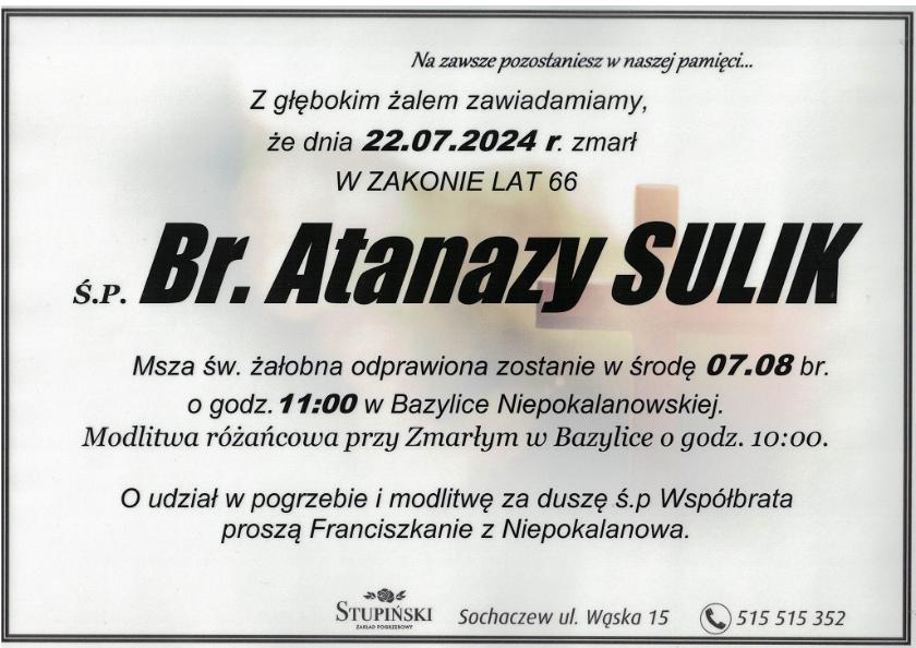 Br. Atanazy Sulik