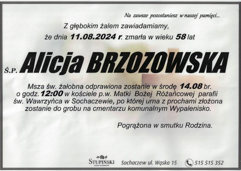 Alicja Brzozowska