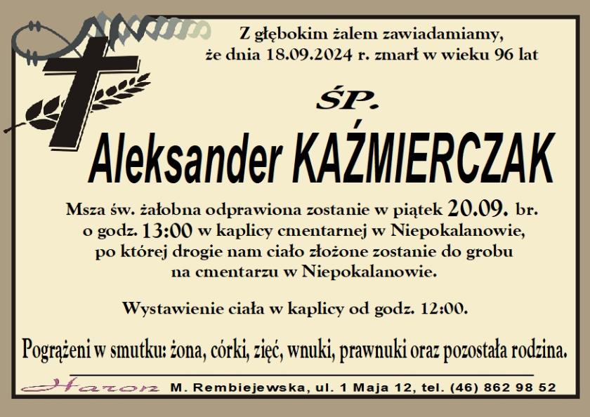 Aleksander Kaźmierczak