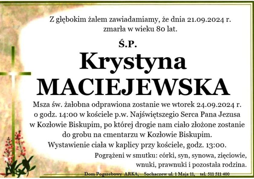 Krystyna Maciejewska