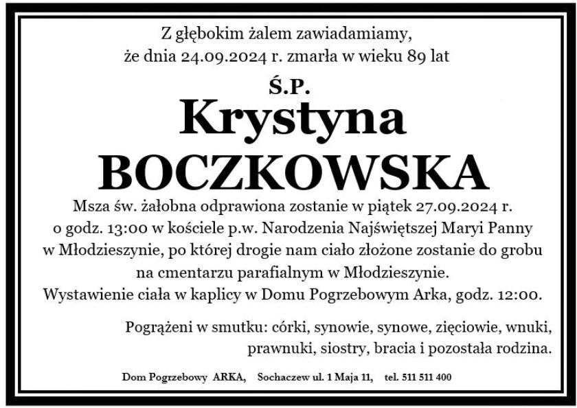 Krystyna Boczkowska