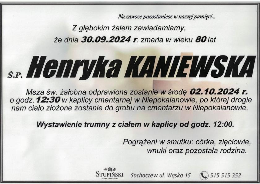 Henryka Kaniewska