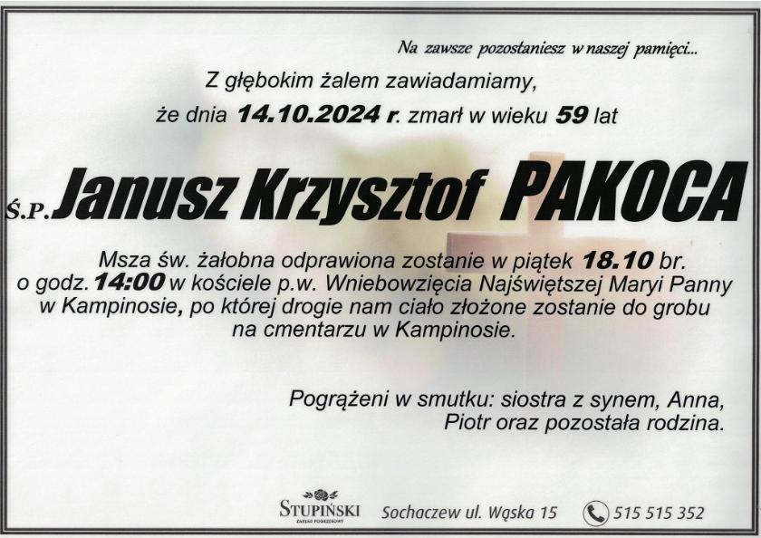 Janusz Krzysztof Pakoca