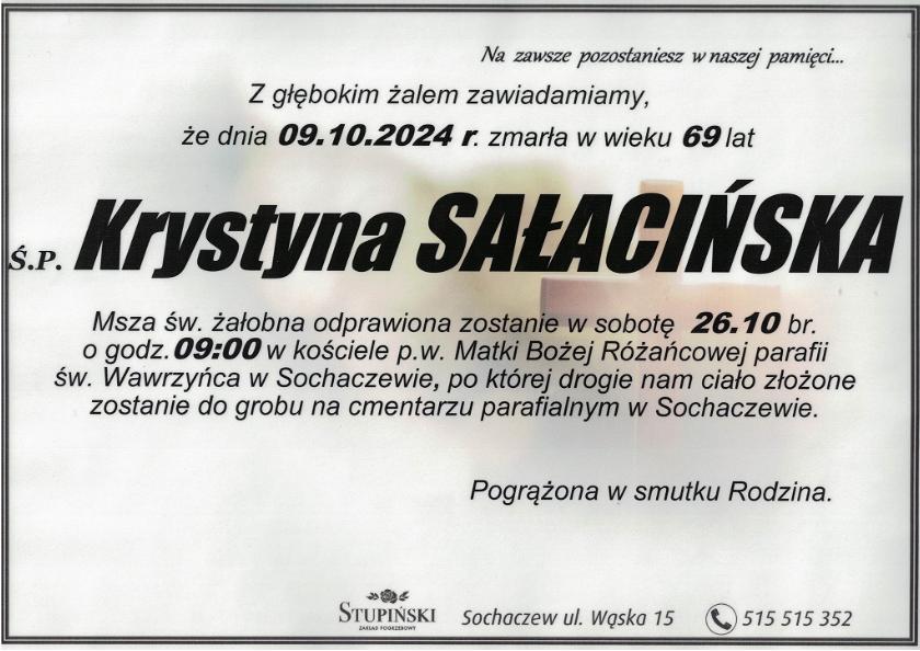Krystyna Sałacińska