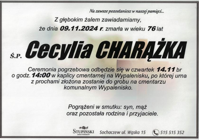 Cecylia Charążka