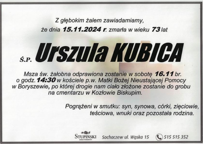 Urszula Kubica