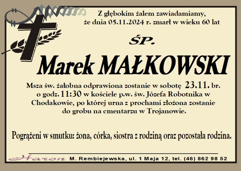 Marek Małkowski
