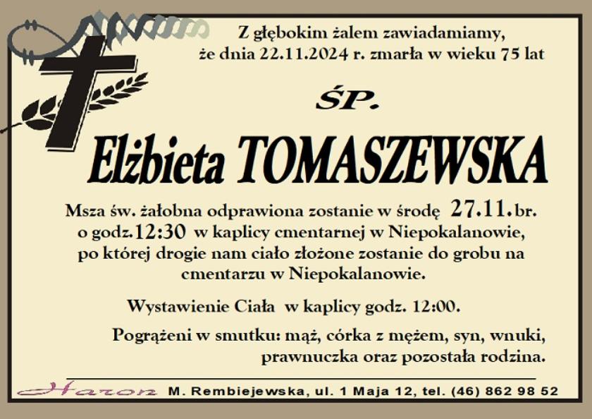 Elżbieta  Tomaszewska 