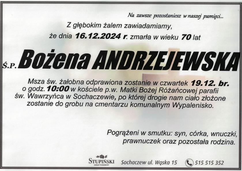Bożena Andrzejewska