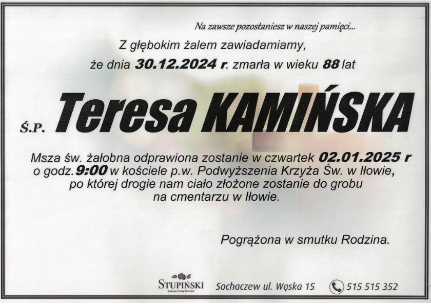 Teresa Kamińska