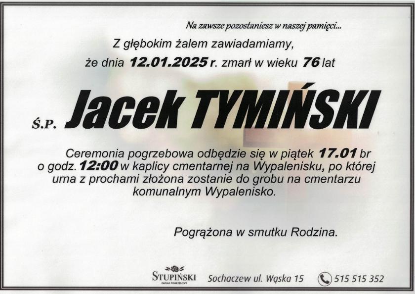 Jacek Tymiński