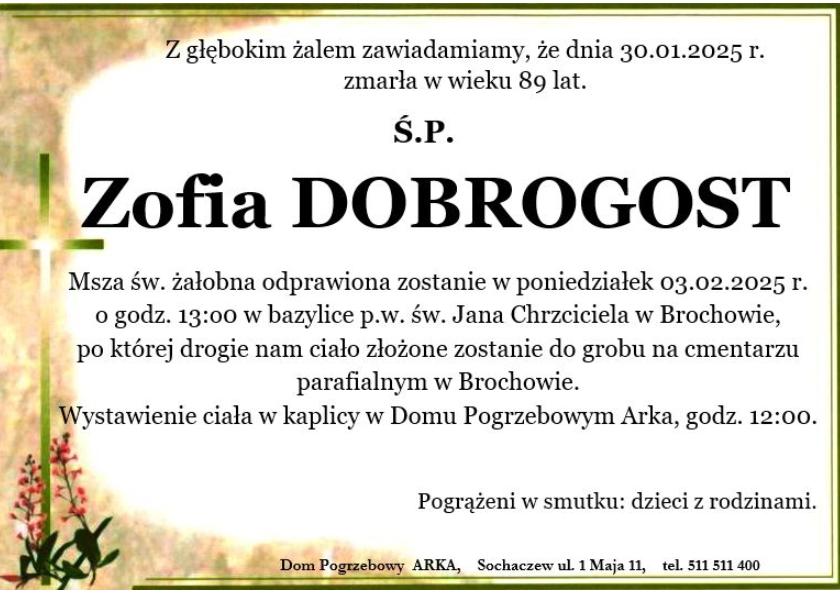 Zofia Dobrogost