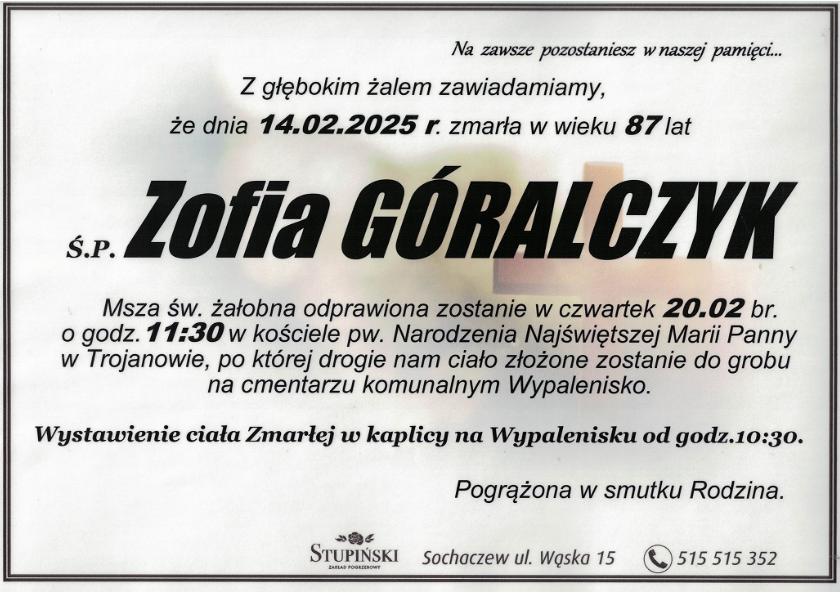 Zofia Góralczyk