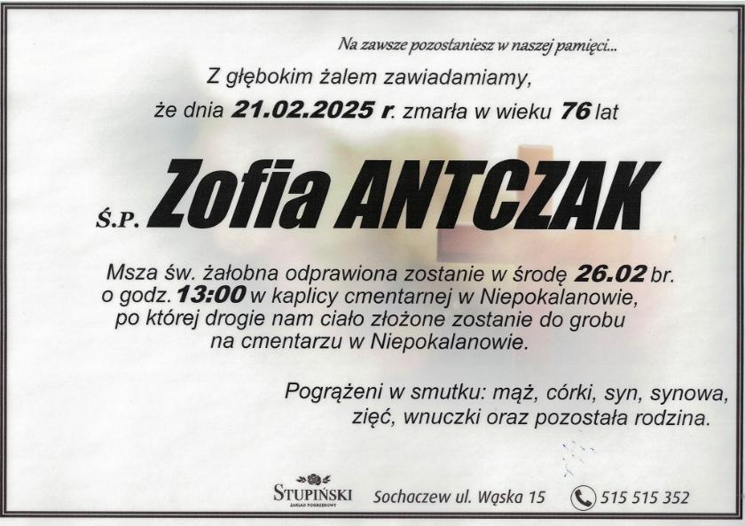 Zofia Antczak