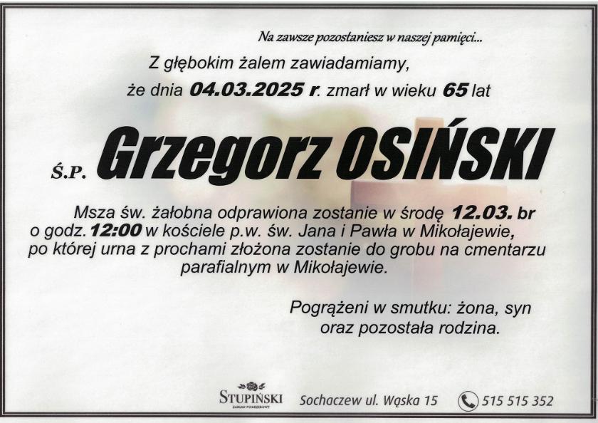 Grzegorz Osiński