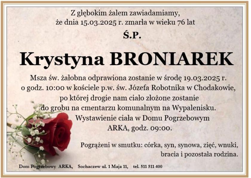 Krystyna Broniarek