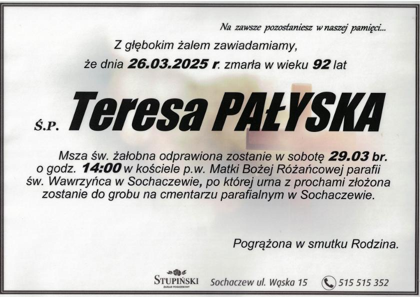Teresa Pałyska