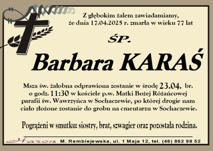 Barbara  Karaś