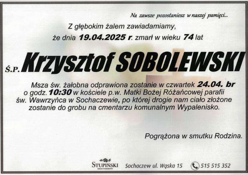 Krzysztof Sobolewski