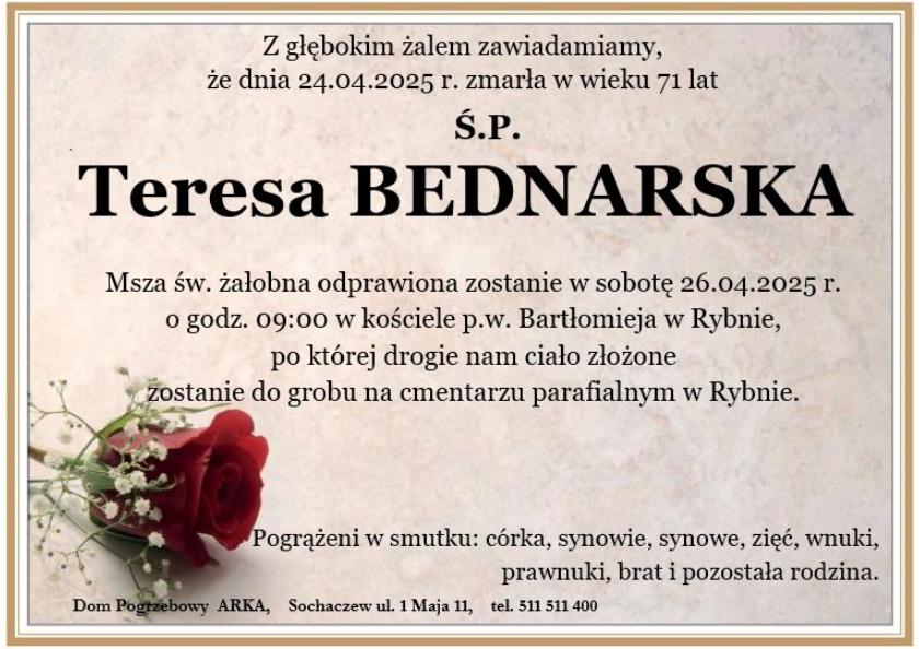 Teresa Bednarska