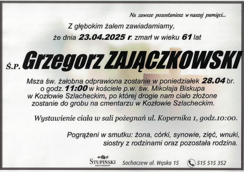 Grzegorz Zajączkowski