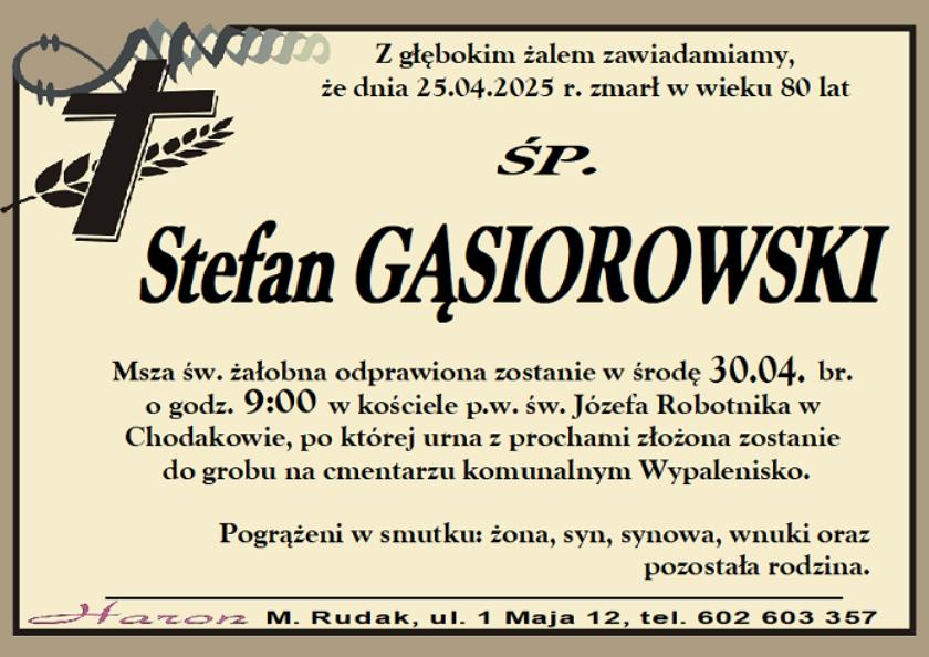 Stefan  Gąsiorowski 